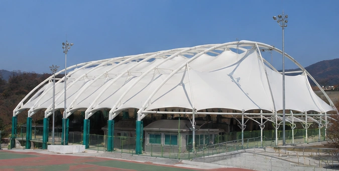 Siemens, Goa tensile structure, Ekra Decor &mdash; photograph 4